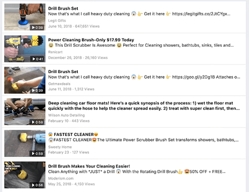 查看Facebook上的广告,了解产品性能潜力