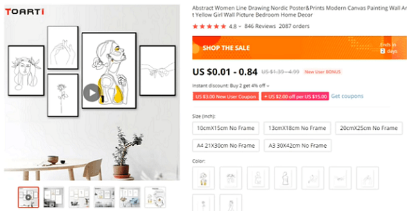 抽象线条艺术是一个伟大的单一产品商店的推荐