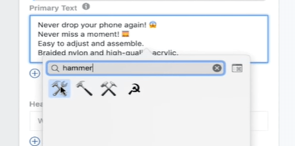 Using emojis for your ad copy