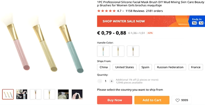 这款口罩涂抹器和普通的刷子很不一样