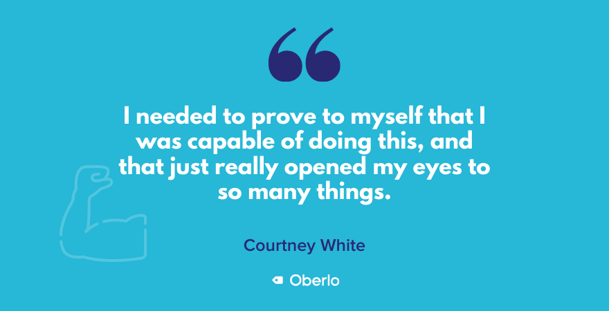 Courtney on proving to herself