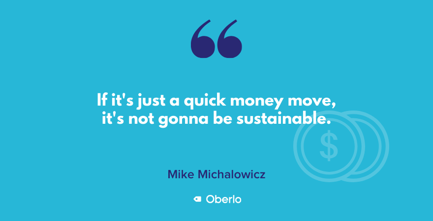 Mike on unsustainability of quick money moves