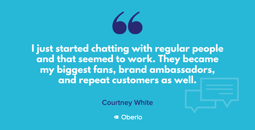 Courtney's brand ambassador strategy