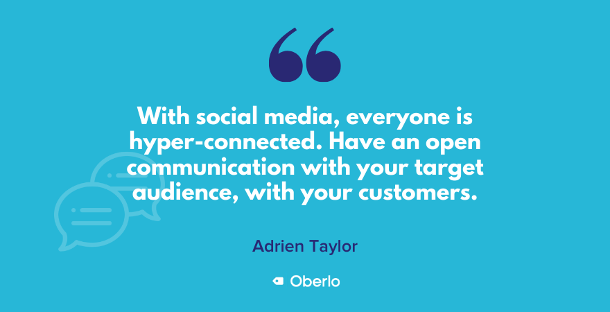 Business tip: Have an open communication with your target audience on social media