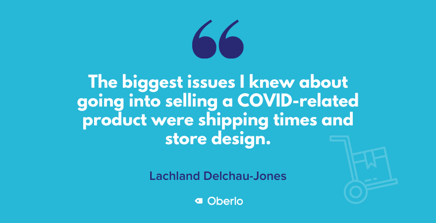 Lachie talks about biggest issues with covid-related products