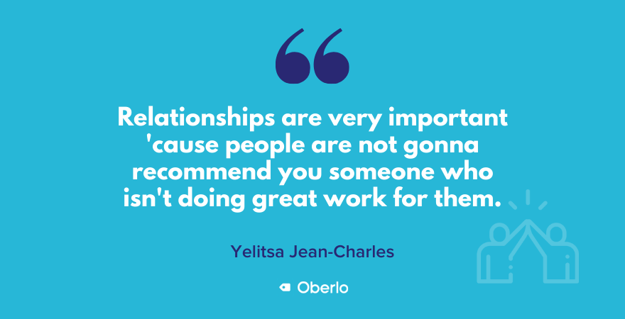 叶利莎谈到了建立关系的重要性