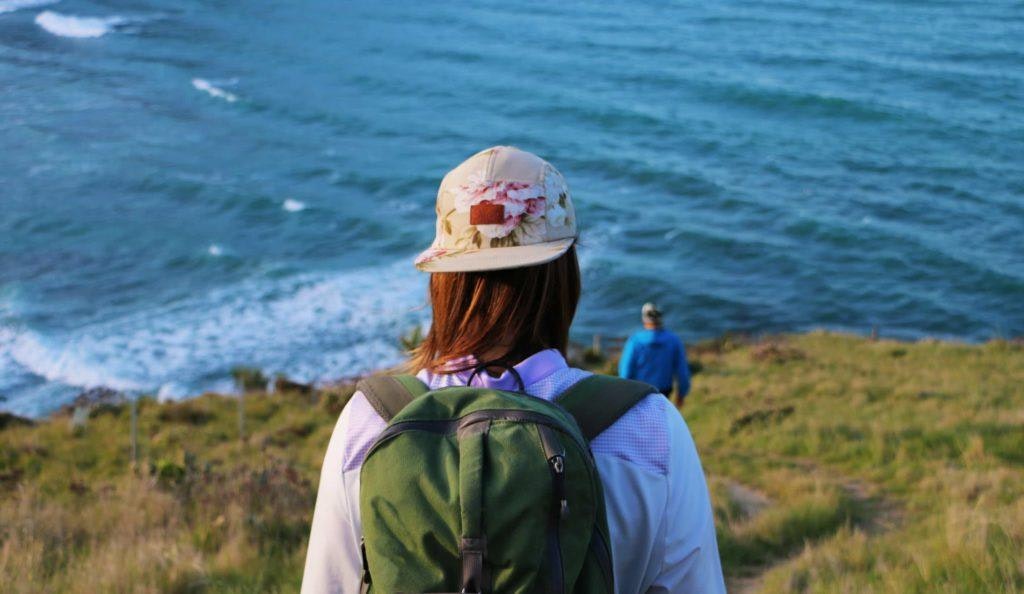 Girl wearing offcuts cap