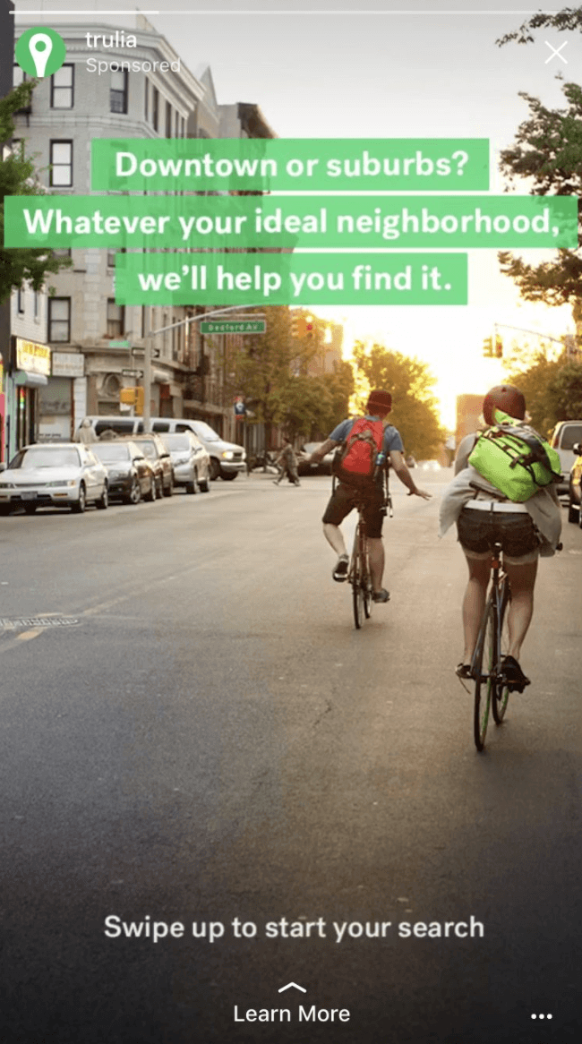 Instagram故事广告