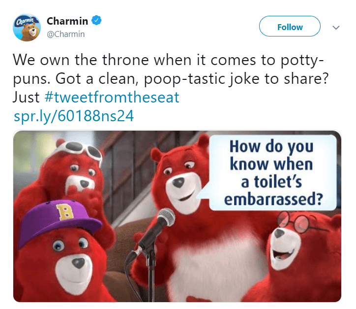 Charmin Twitter客户参与度