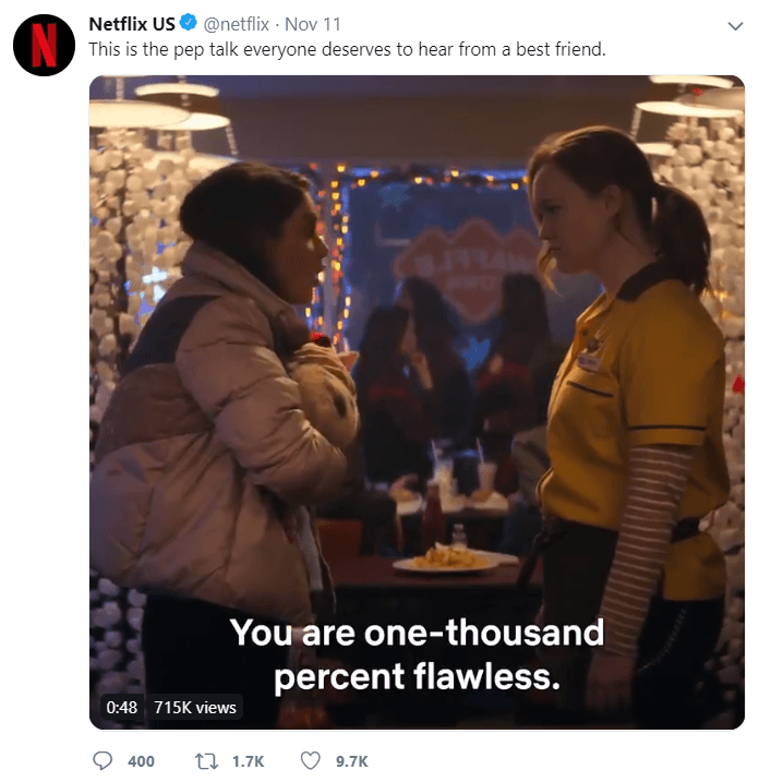 Netflix社交媒体客户参与