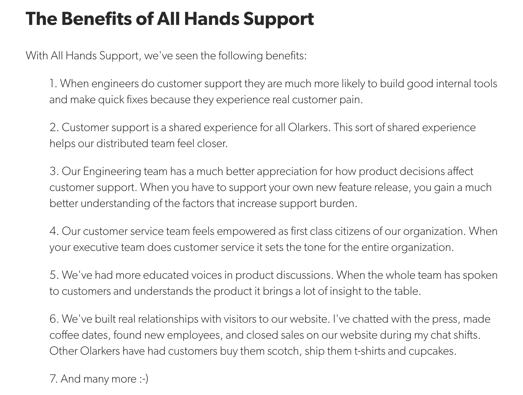 Olark以客户为中心的方法