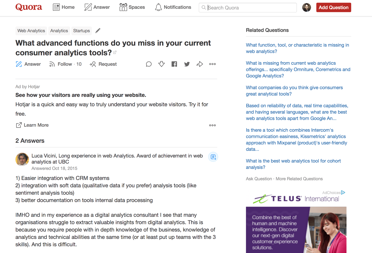 从社交网络上收集见解