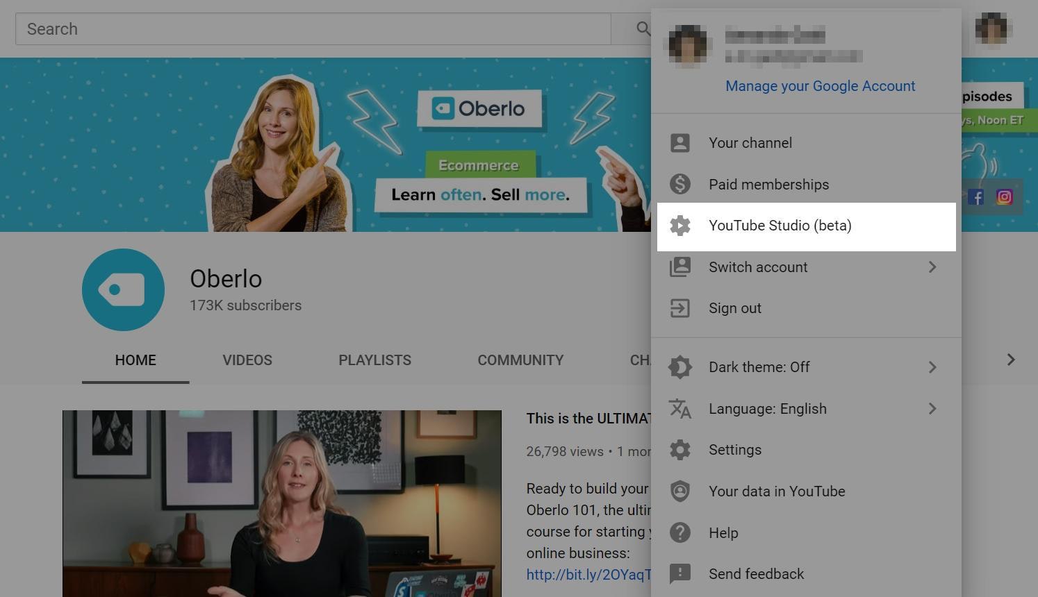 youtube analytics dashboard