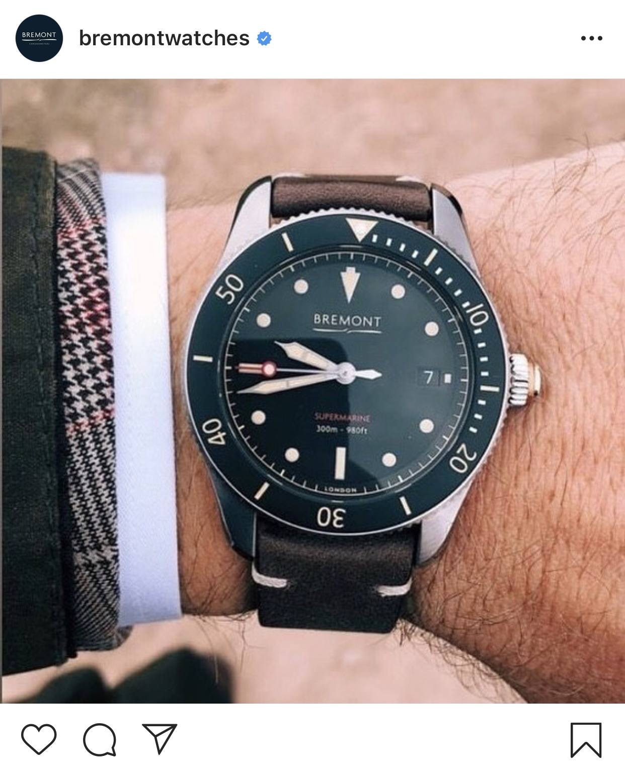 Bremontwatches的insta账户
