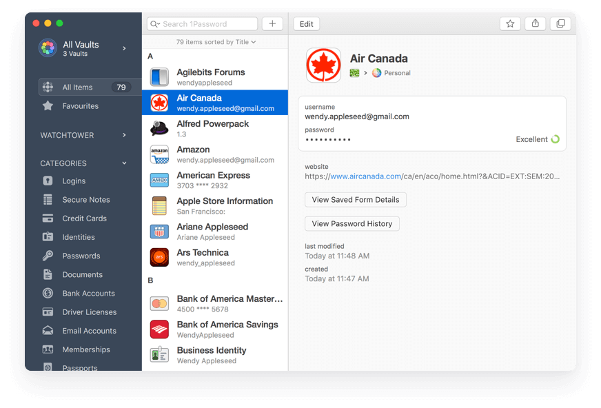 1Password密码管理器