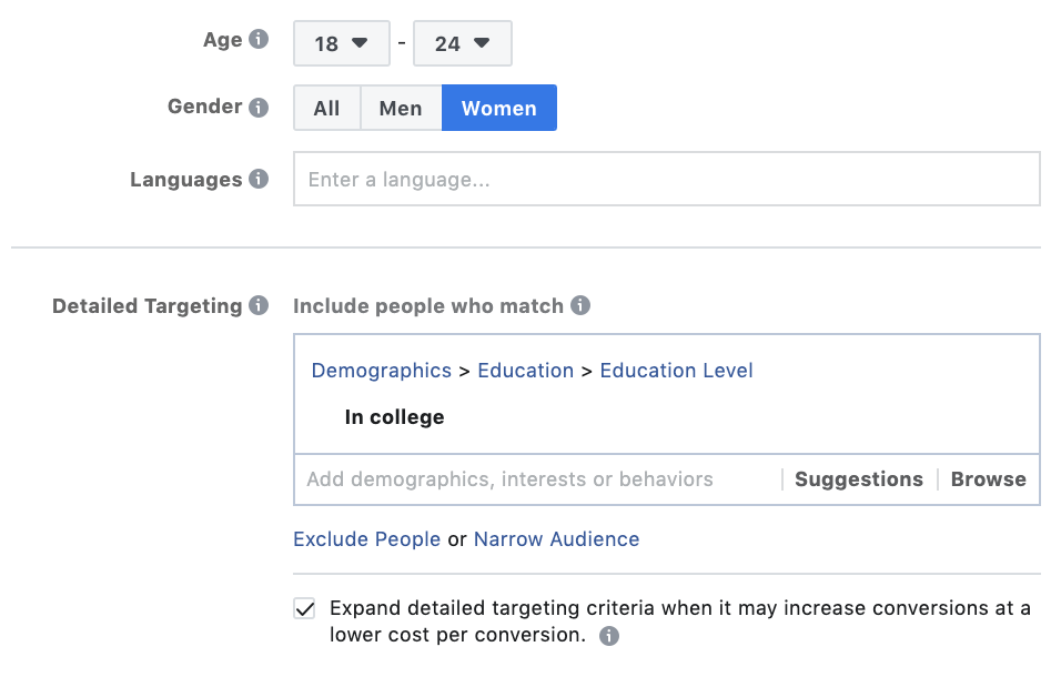 在大学定位选项中