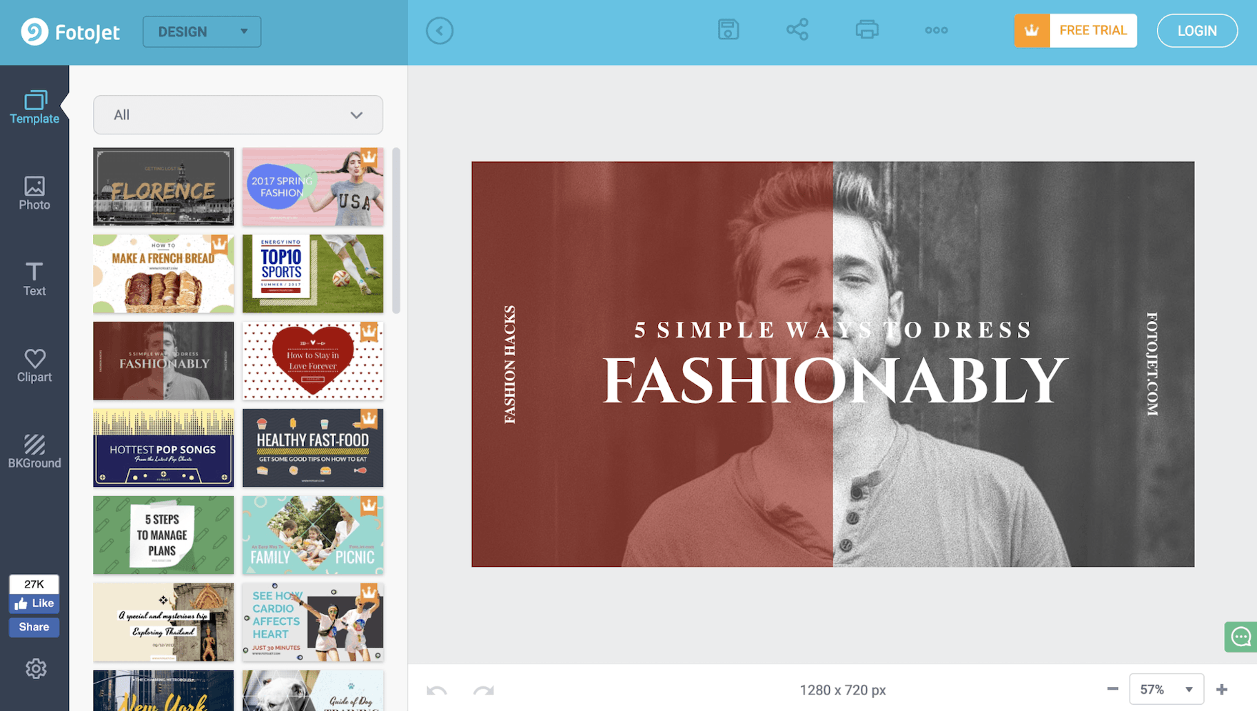 Fotojet视频缩略图模板