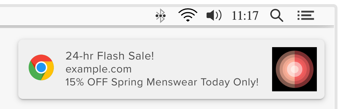 推送通知调用到行动
