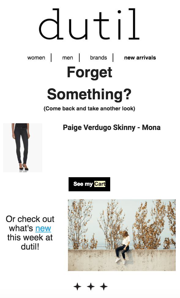 废弃购物车电子邮件