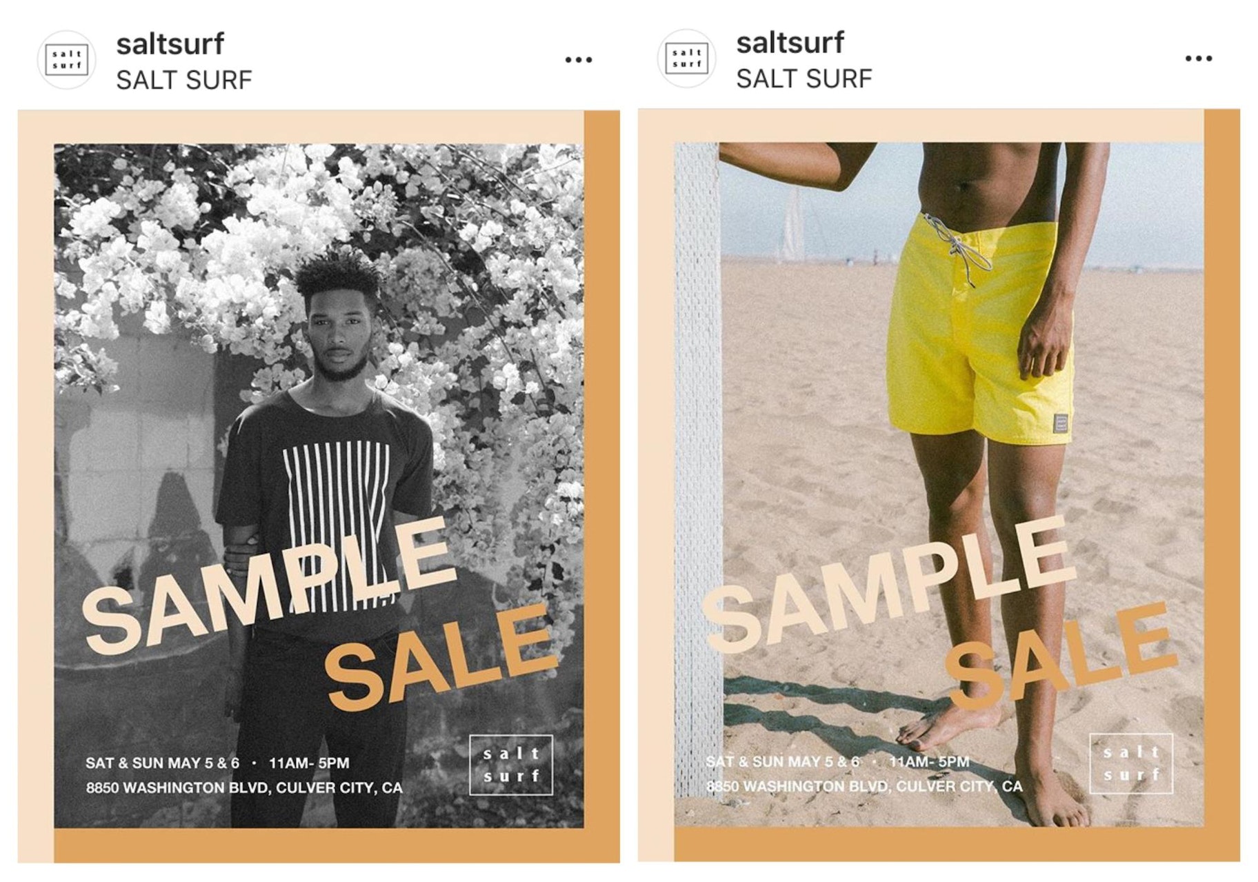 Salt Suf Instagram Templates
