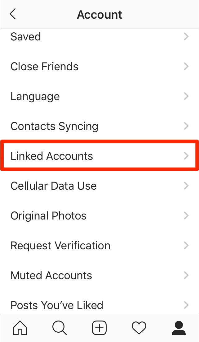 链接Instagram账号