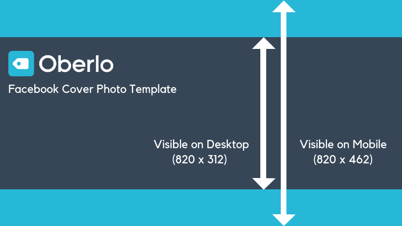 Oberlo的Facebook封面照片模板