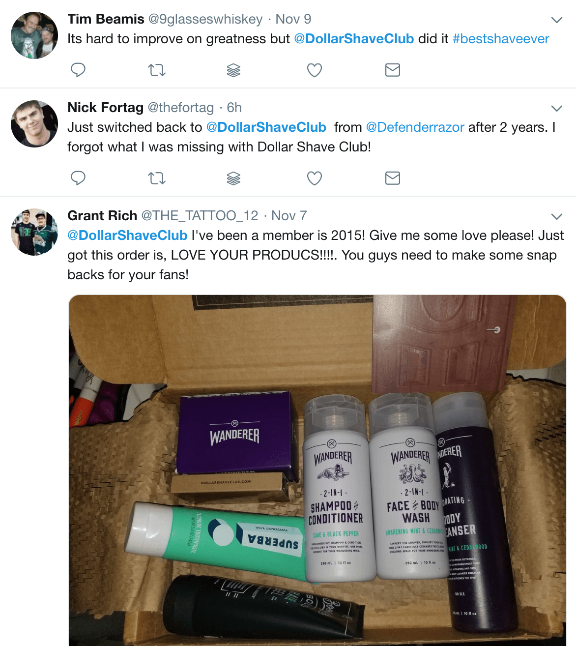 Dollar Shave Club客户倡导