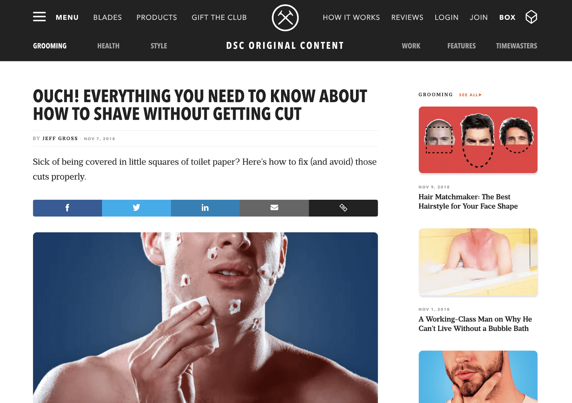 Dollar Shave Club内容