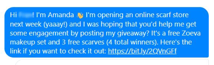 在fb小组中伸出援手