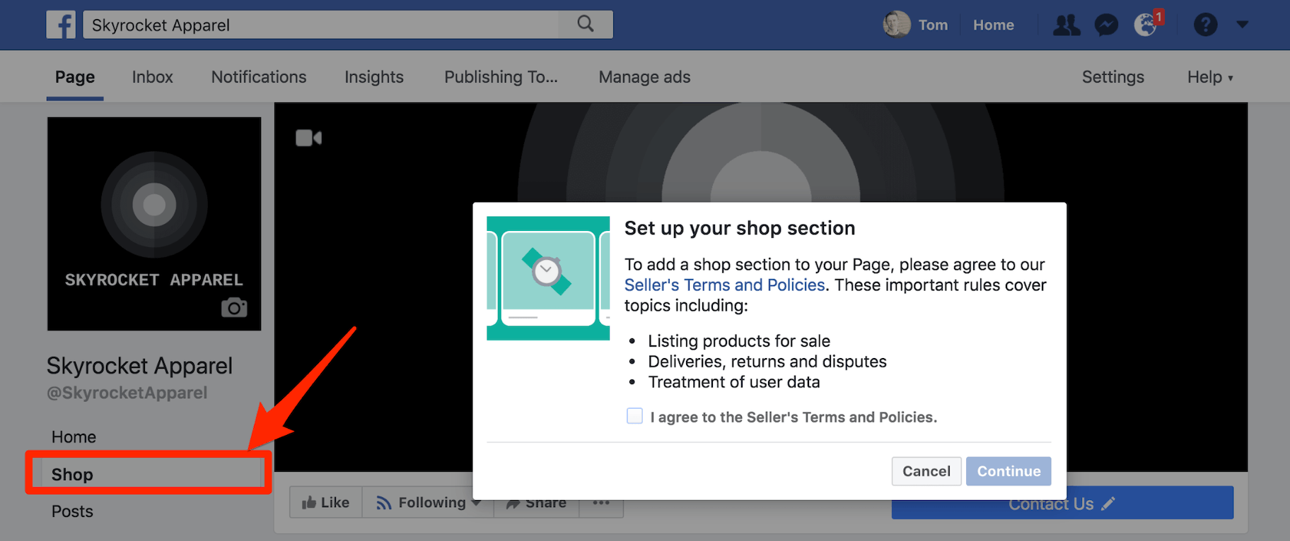 开设Facebook商店