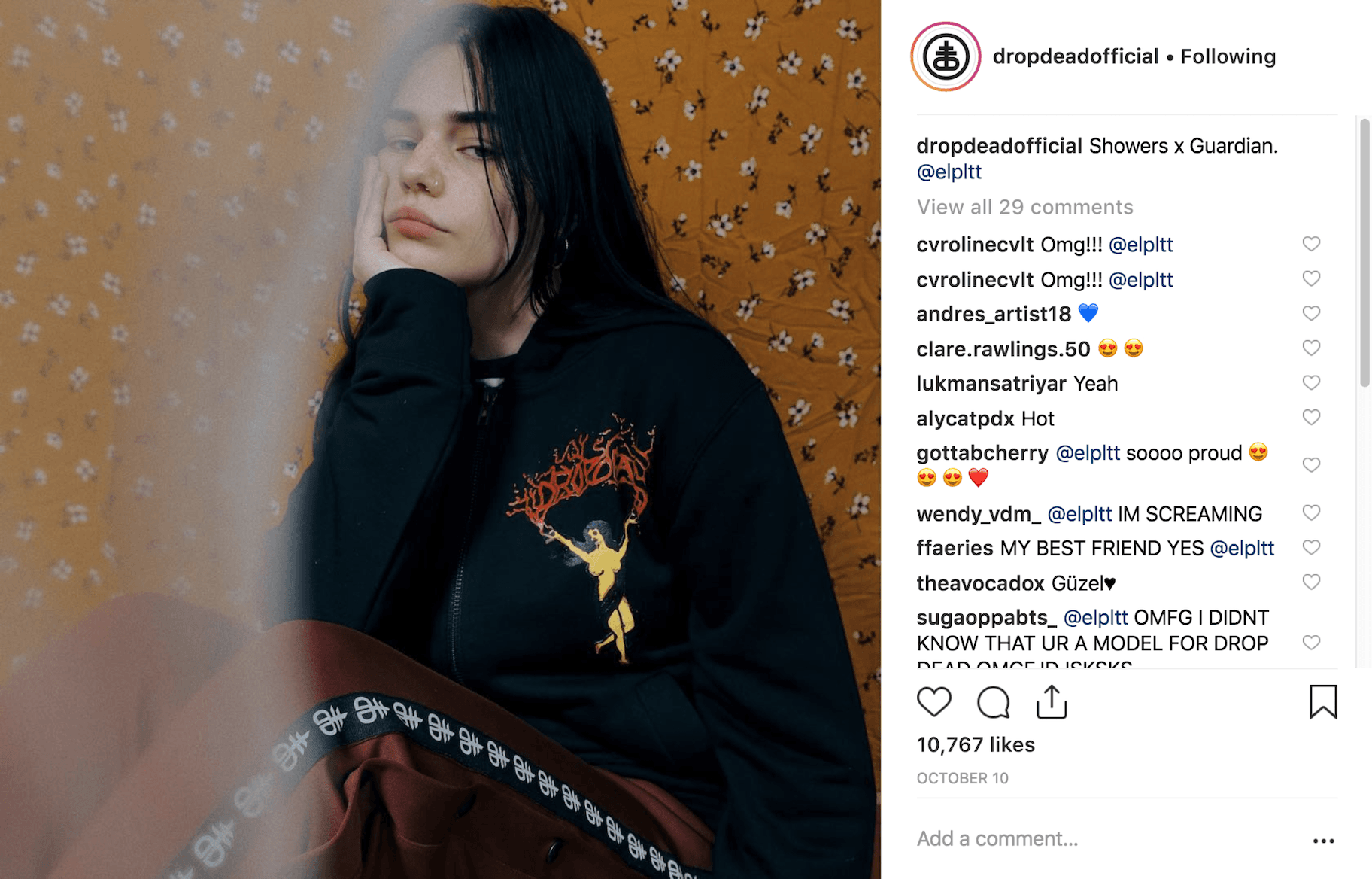 Drop Dead官方Instagram帖子