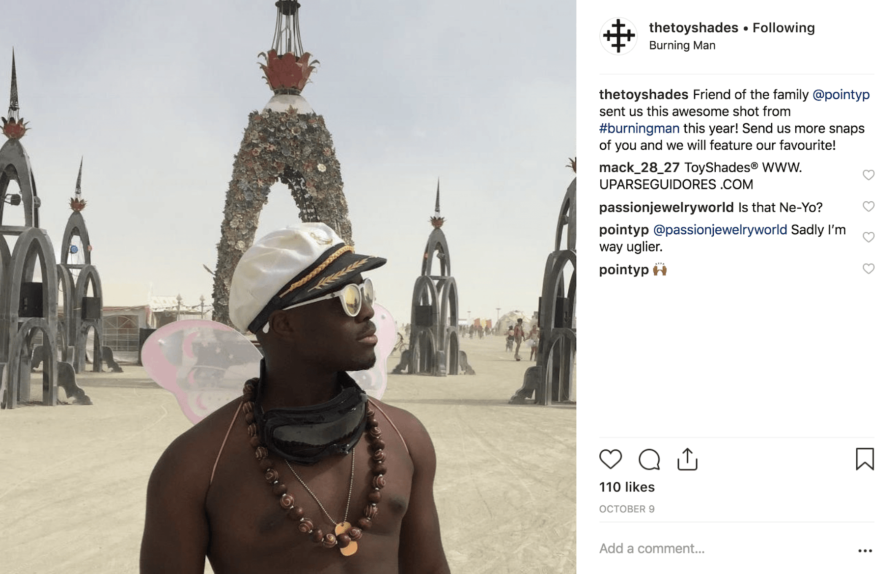 玩具墨镜Instagram帖子