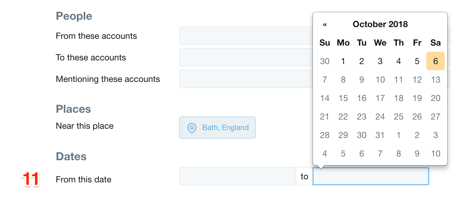 Twitter高级搜索日期