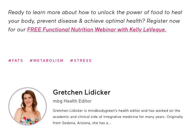 Mindbodygreen电子邮件列表