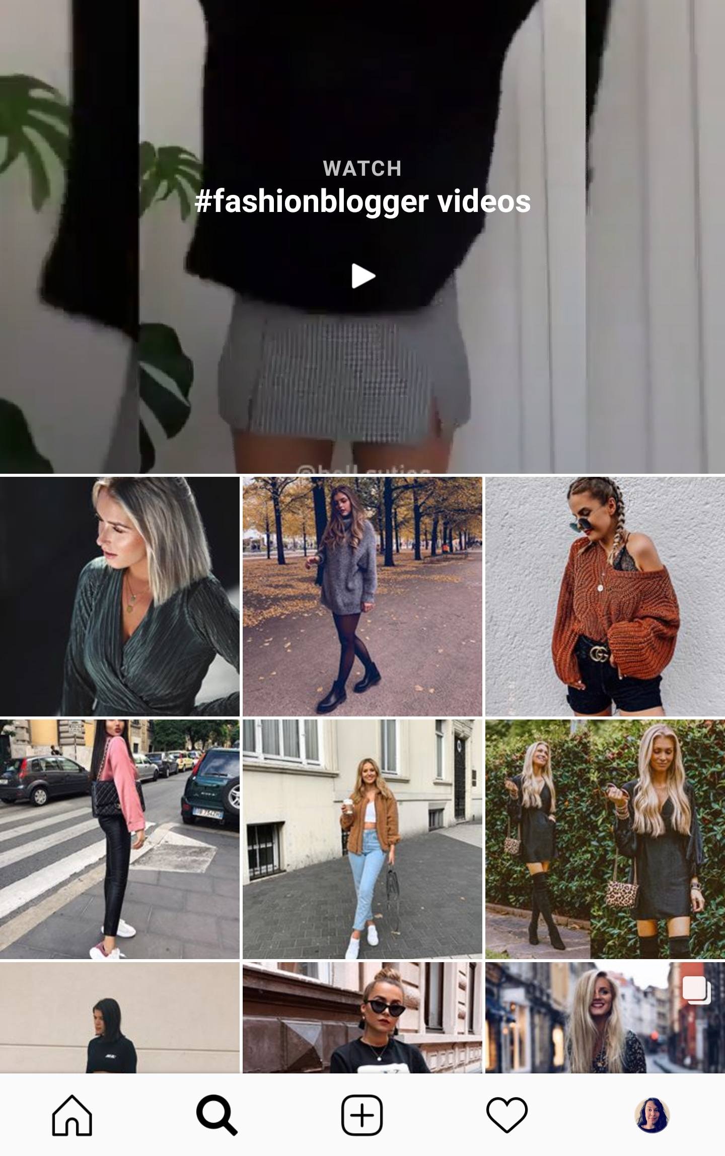 instagram seach fashion bloggers
