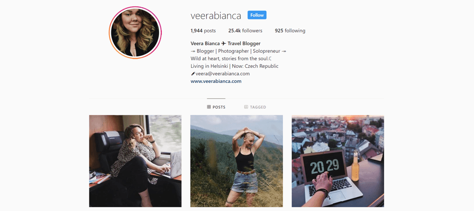 旅行时通过instagram赚钱