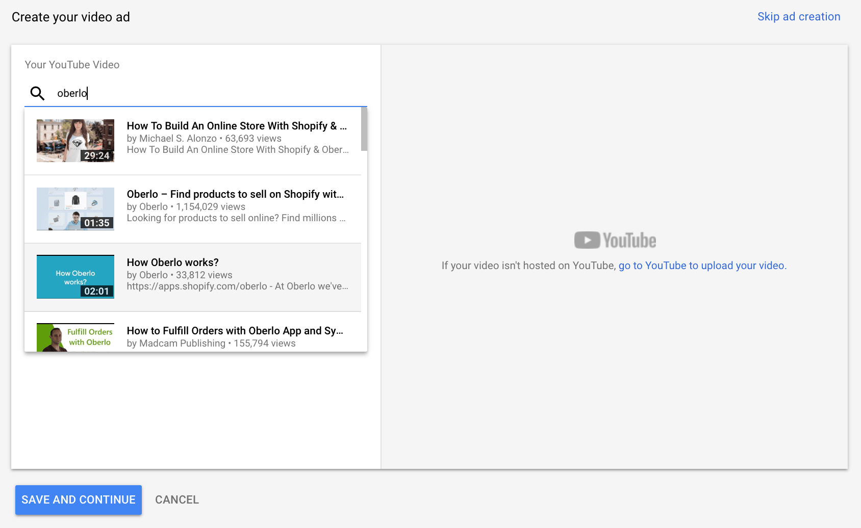 YouTube广告宣传视频