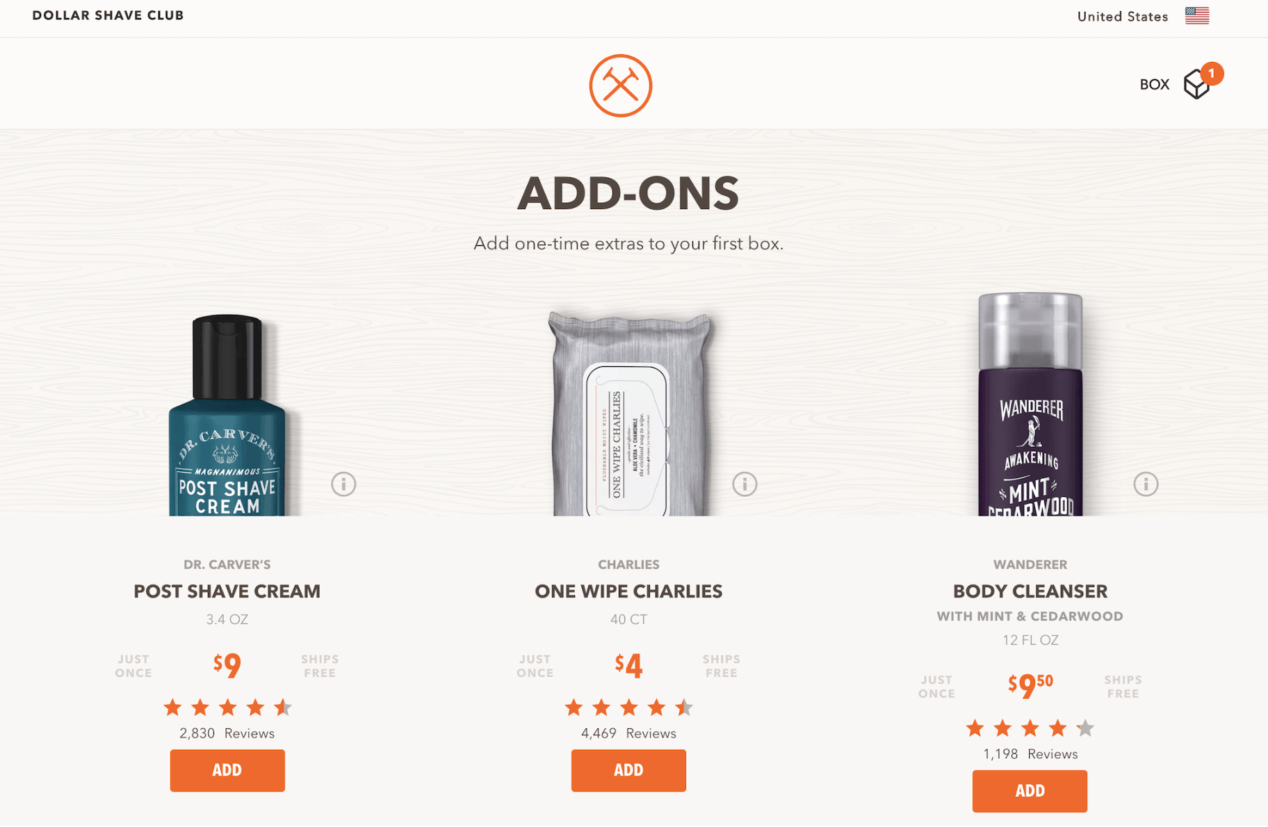 美元剃须俱乐部交叉销售