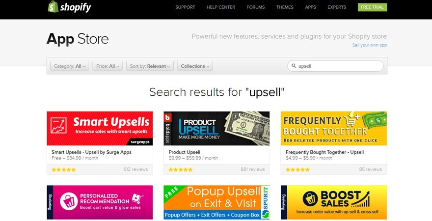 Shopify电子商务应用程序
