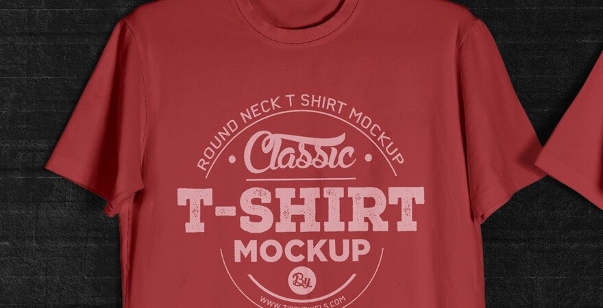 t恤模型PSD模板- Zippy像素