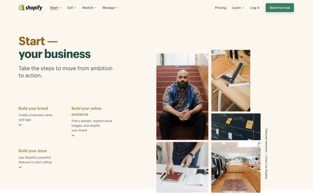 做自己的老板想法:在Shopify上销售产品