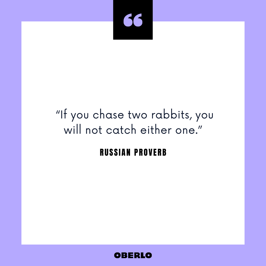 新年Resolution Tips: Russian Proverb