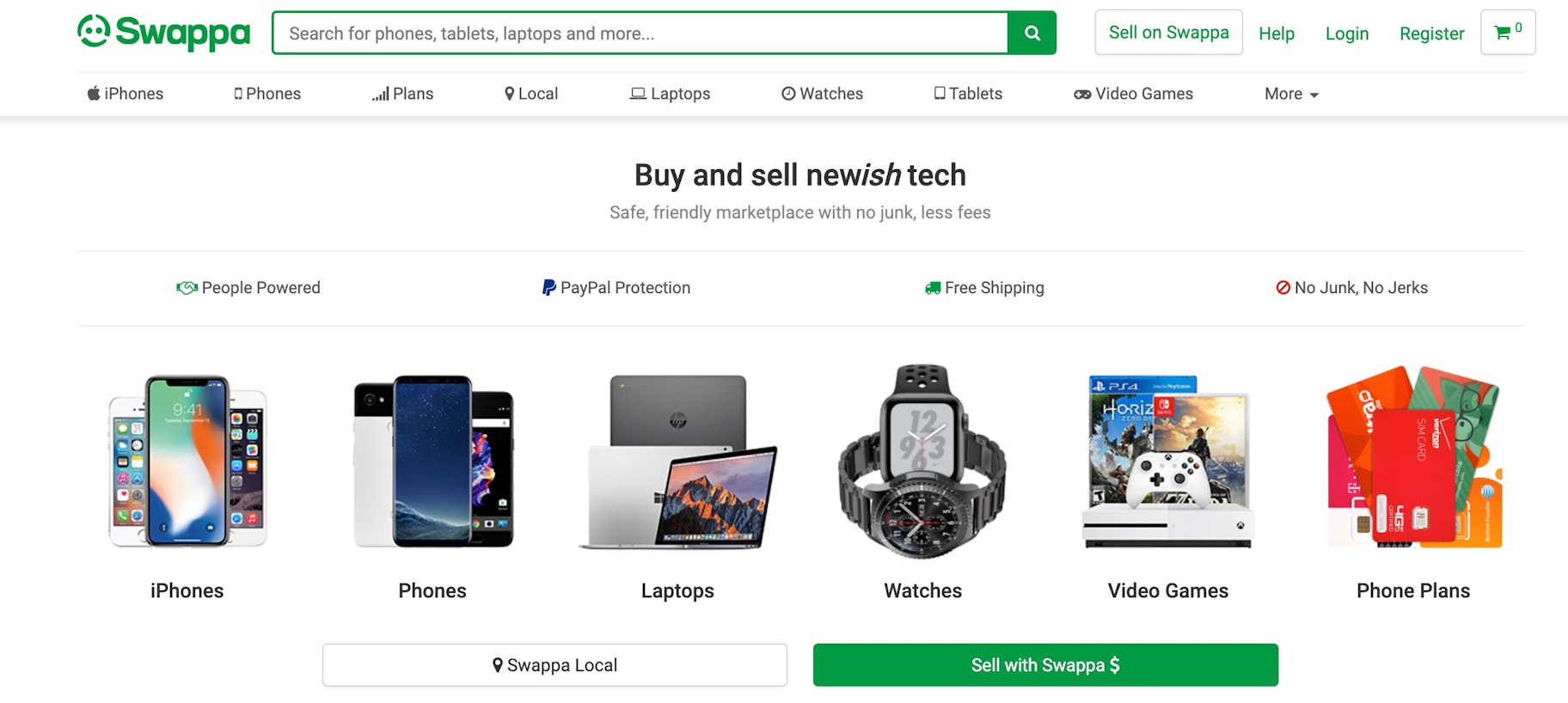 Swappa信任网上销售