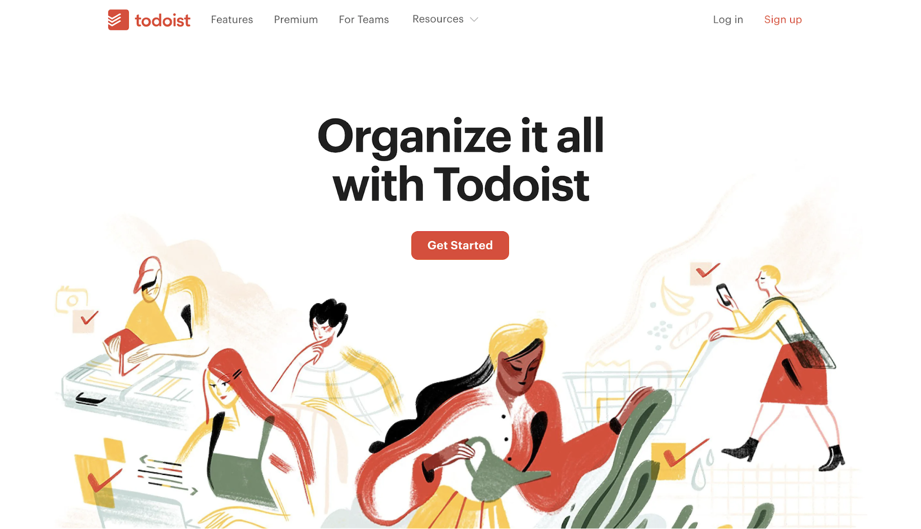 待办事项列表的最佳程序:Todoist