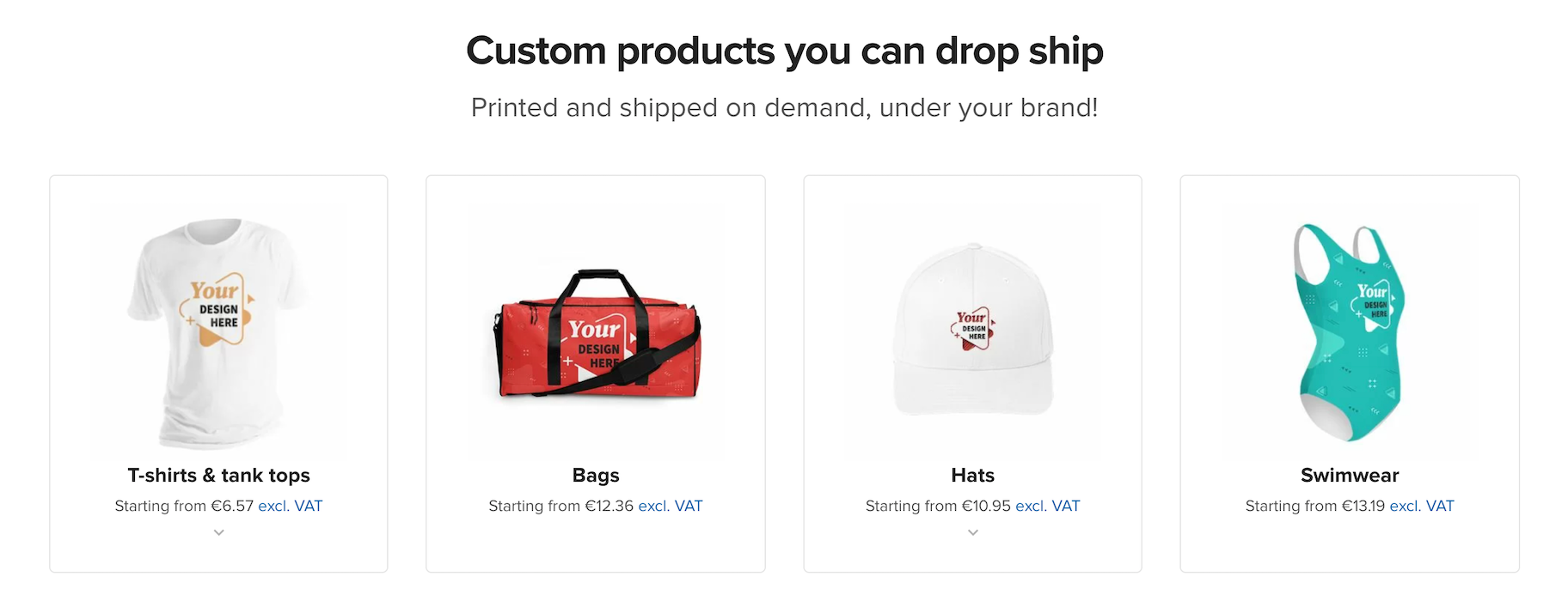 按需打印dropshipping