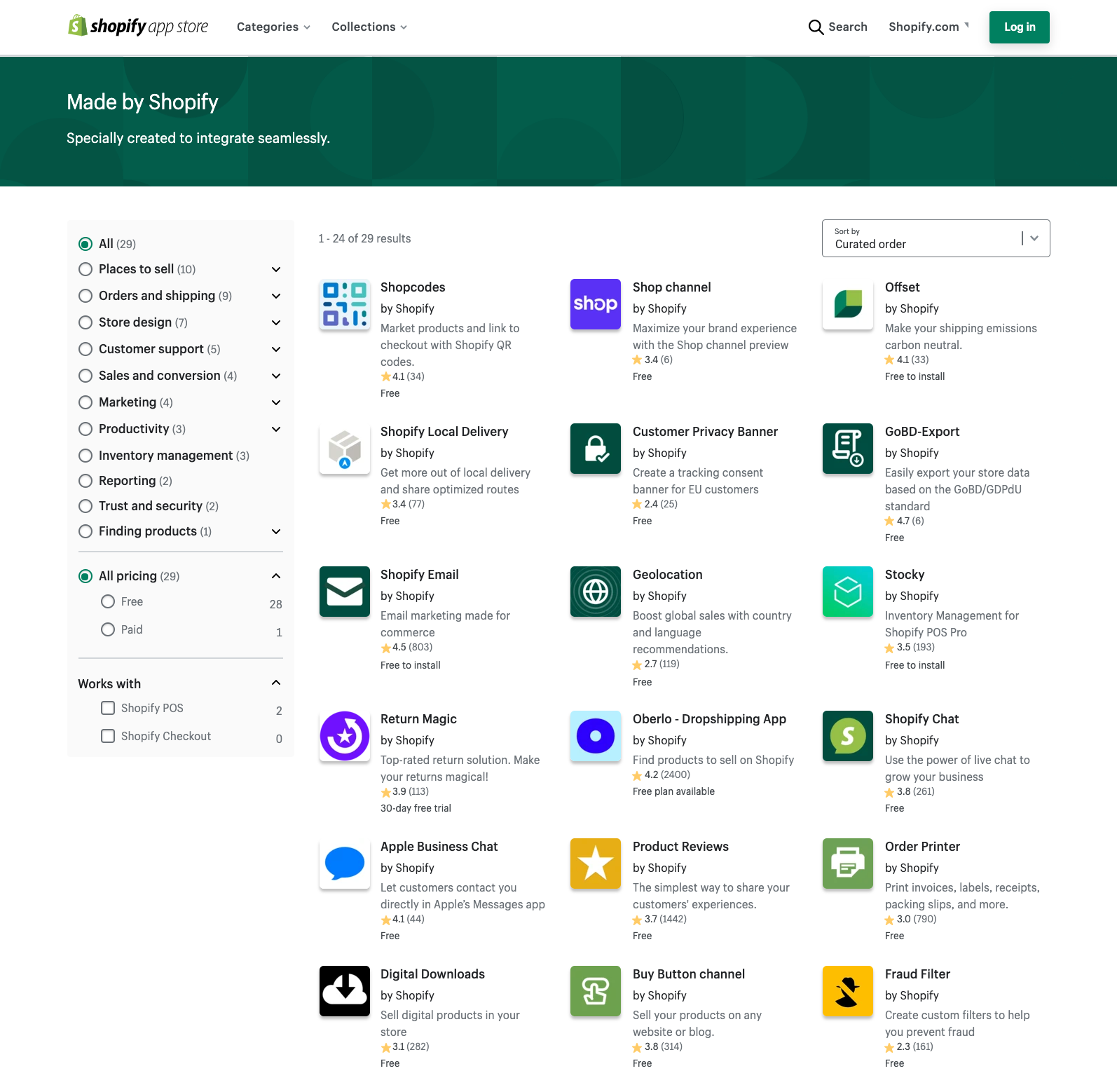 Shopify教程:应用程序