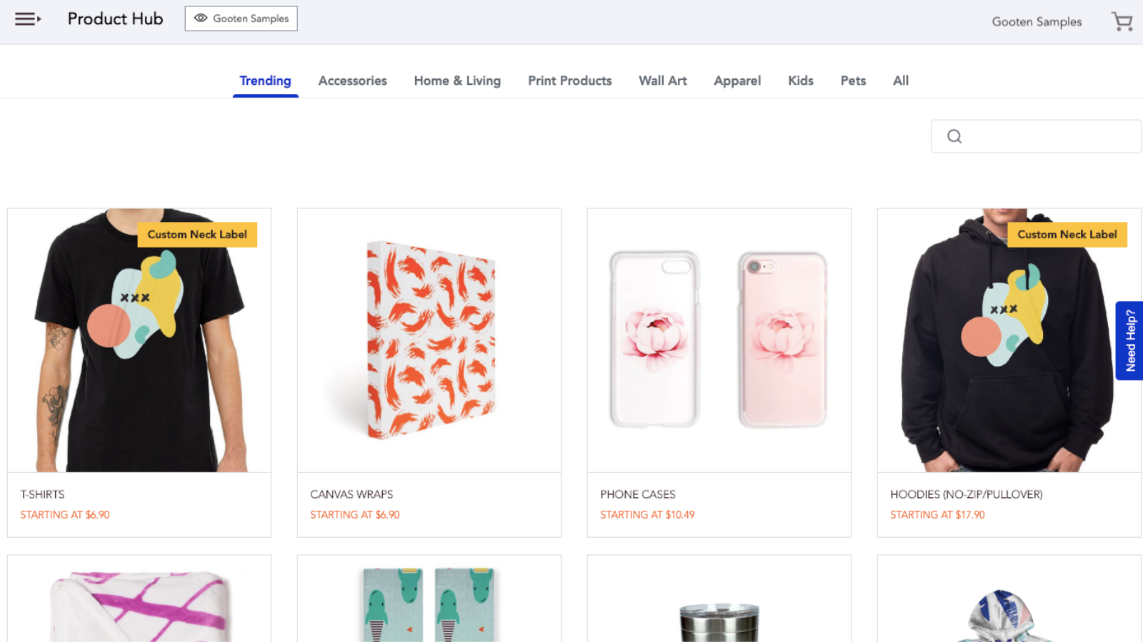 按需打印Dropshipping: Gooten