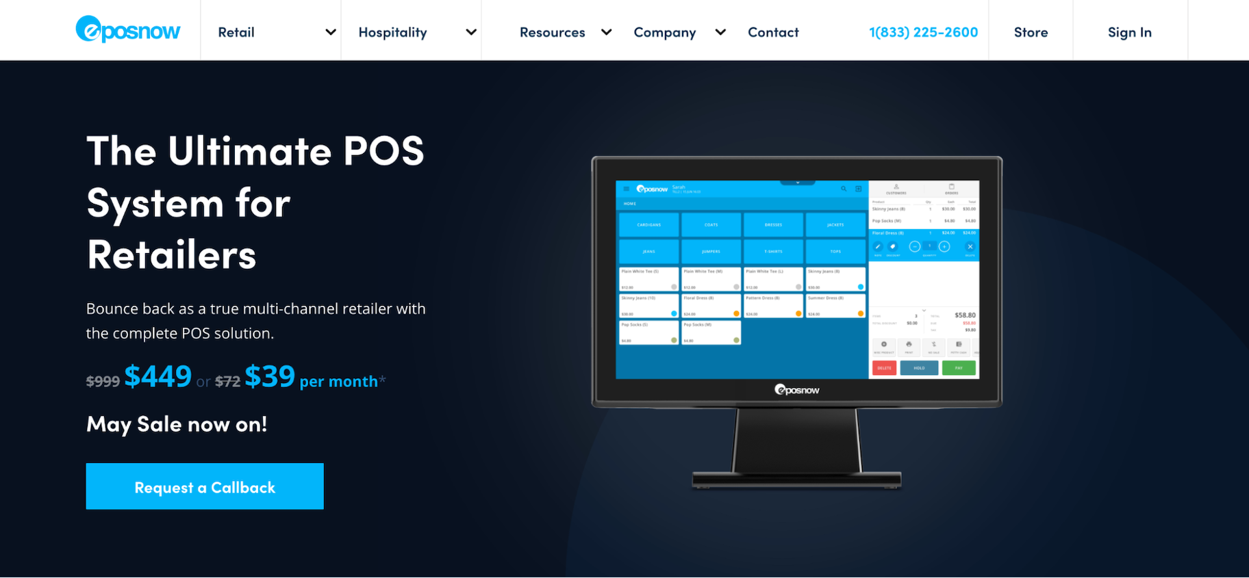Alternatives to Square: Epos Now