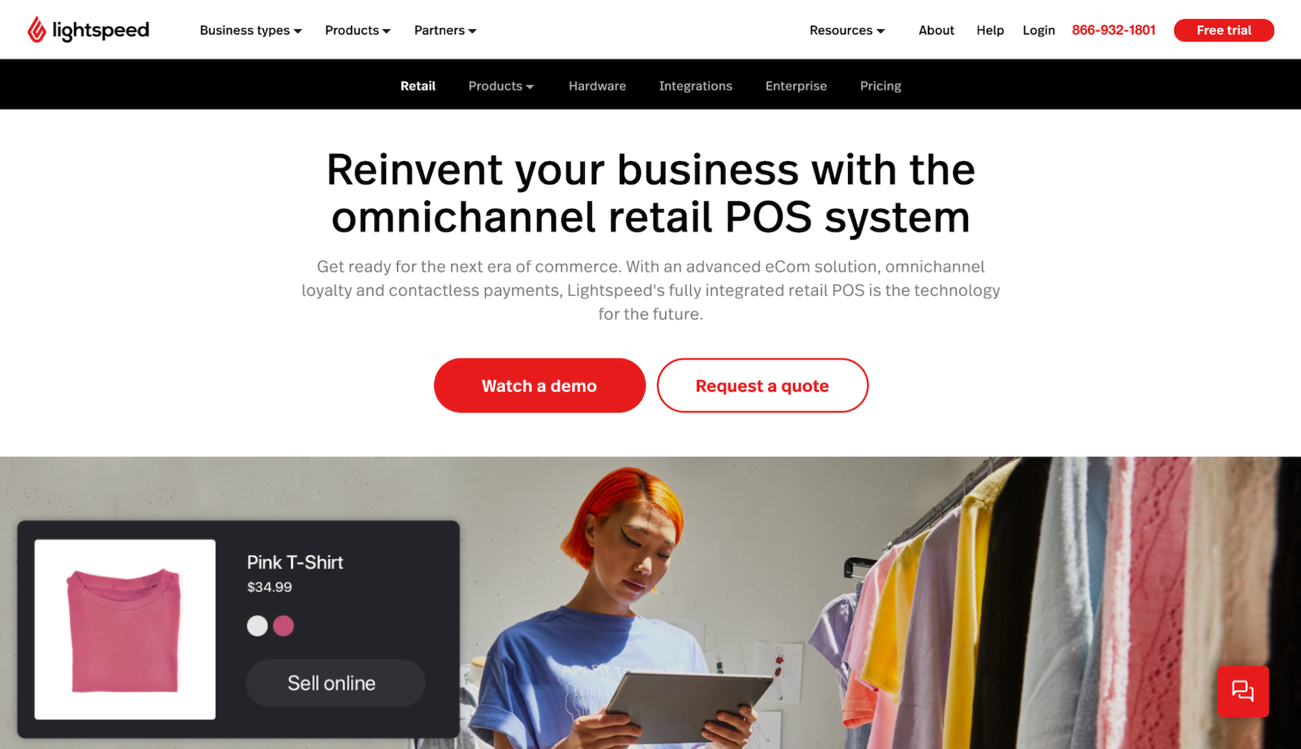 Credit Card Processing Like Square: Lightspeed POS
