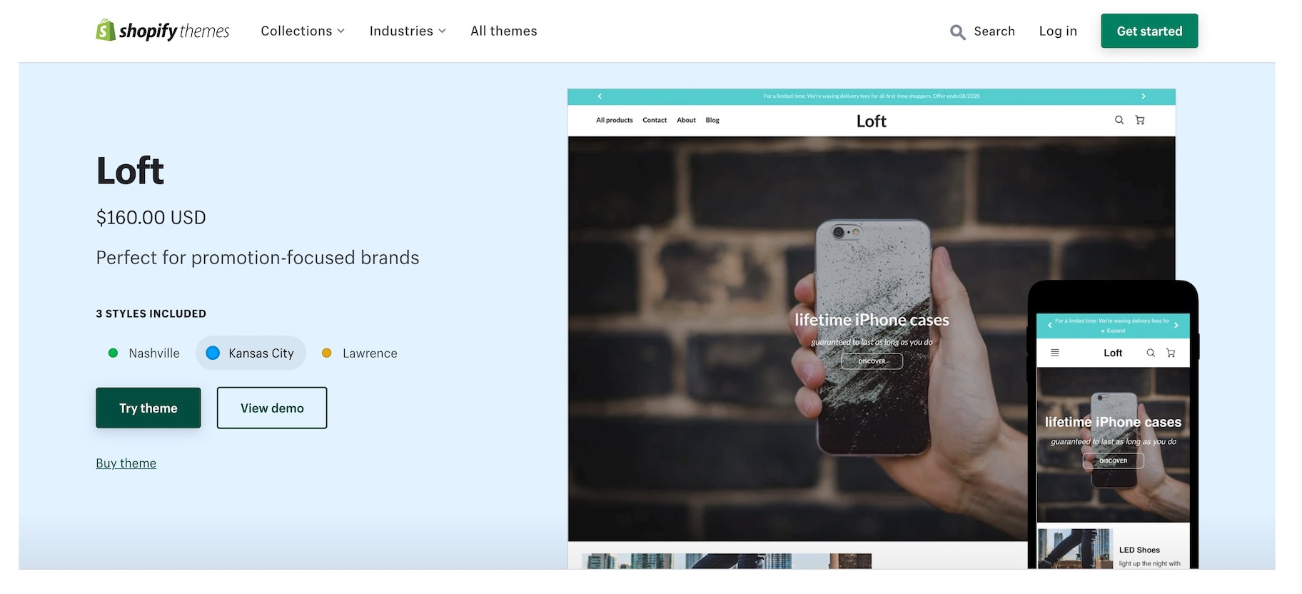 Shopify主题出售手机壳